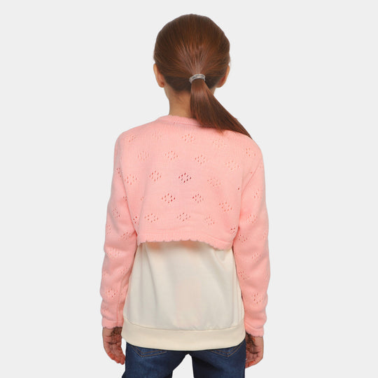 Girls Shrug - Pink