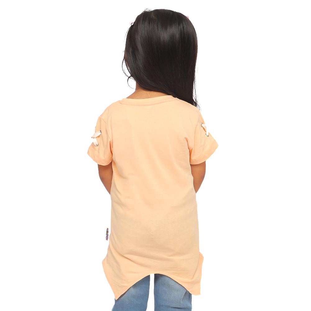 Girls T-Shirt BFF - Light Peach