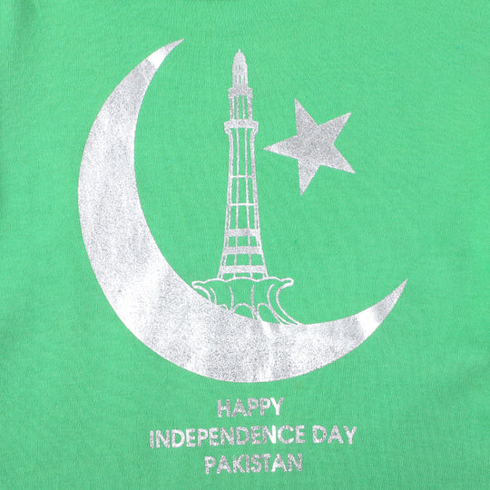 Infant Boys Moon Star Romper – Green