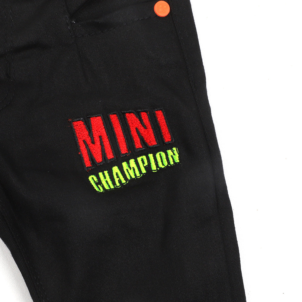 Infant Boys Pant Denim Mini Champion - BLACK