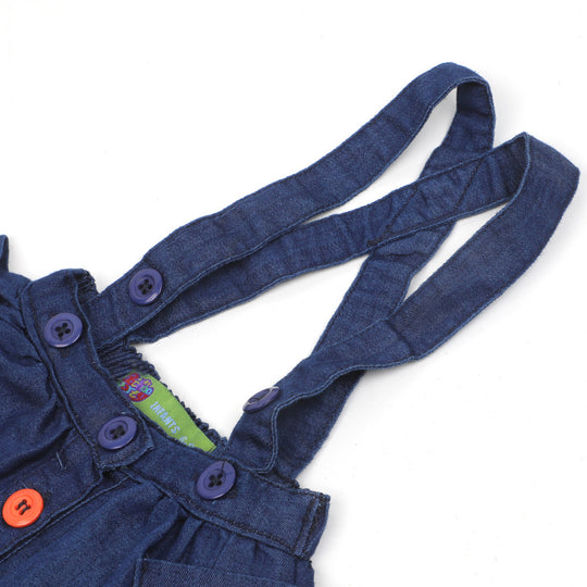 Infant Girls Skirt Denim Star Emb - DARK BLUE