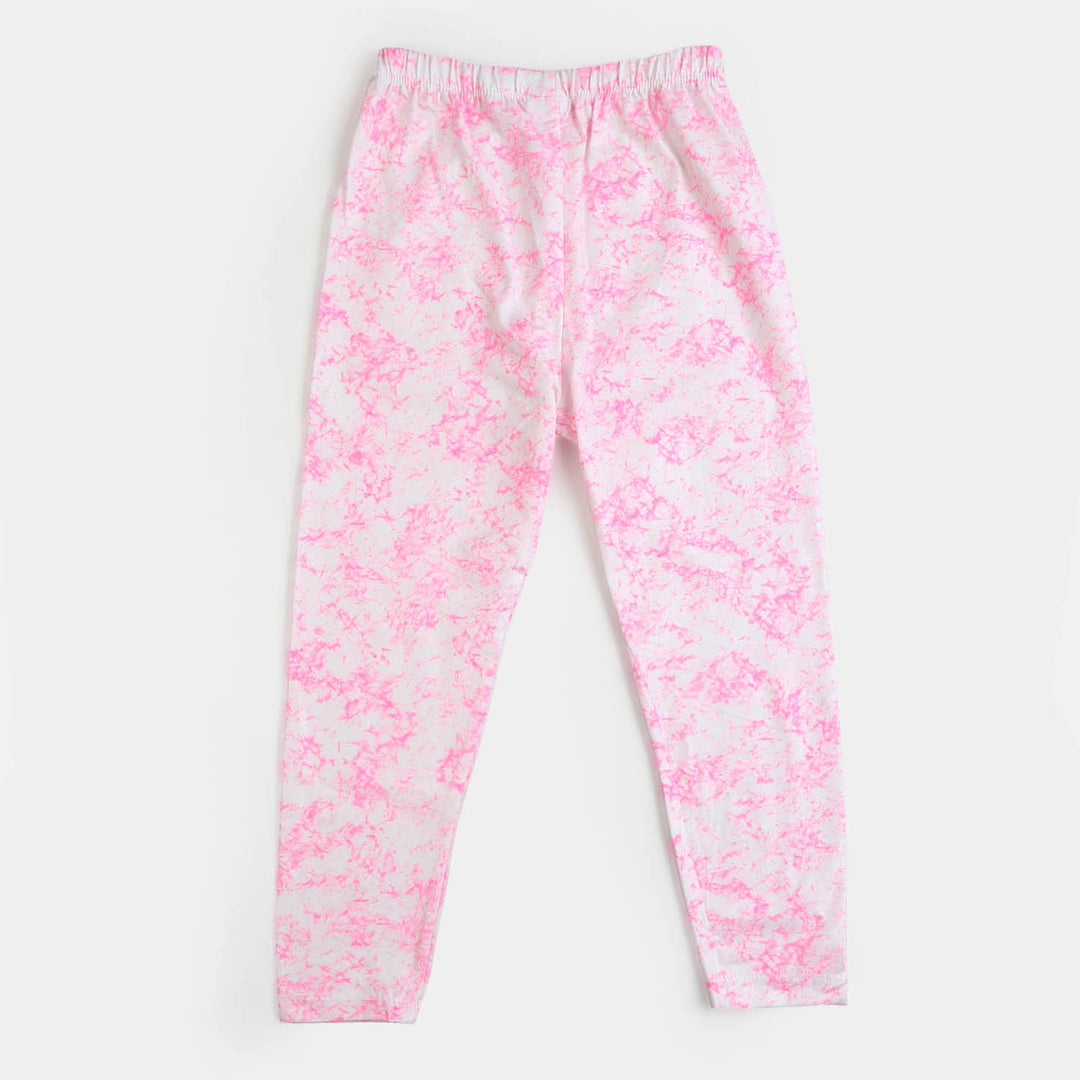 Girls Jersey Tights Tie Dye - Pink