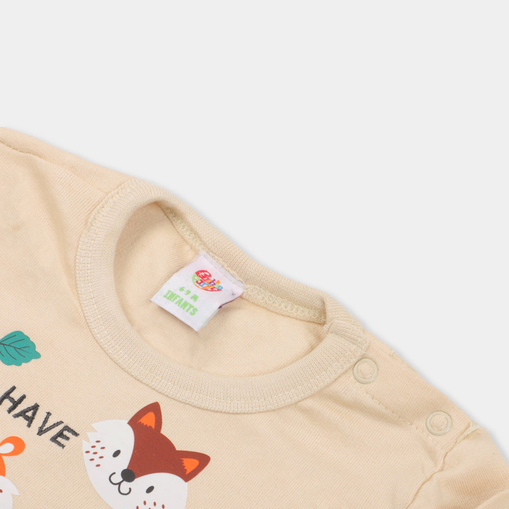 Infant Boys Sweatshirt Friends - Beige