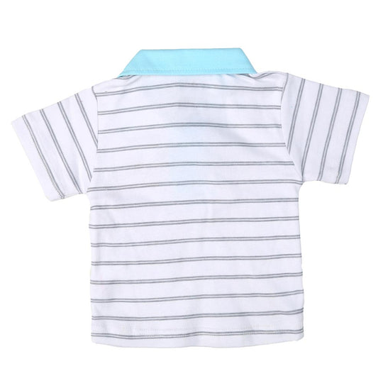 Infant Boys Suit 2Pc P&S - B.White