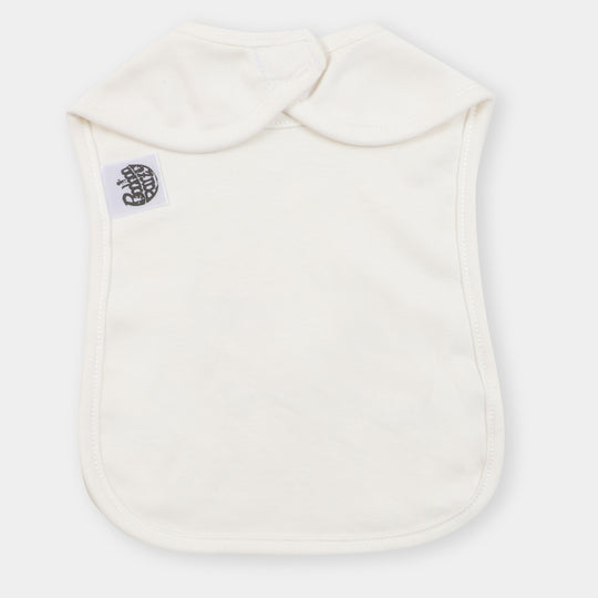 Infant Baby Apron Mamu & Mami - White