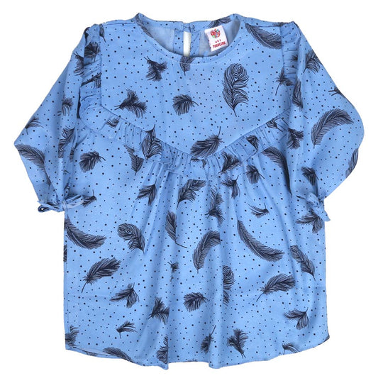 Girls Casual Top- Blue