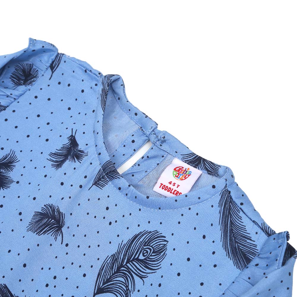 Girls Casual Top- Blue