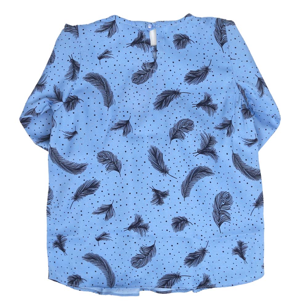 Girls Casual Top- Blue