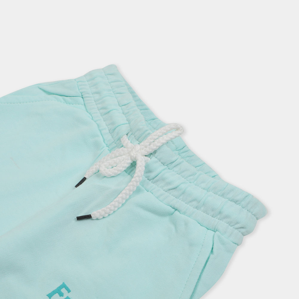 Cartoon Character Pajama For Girls- Light Aqua