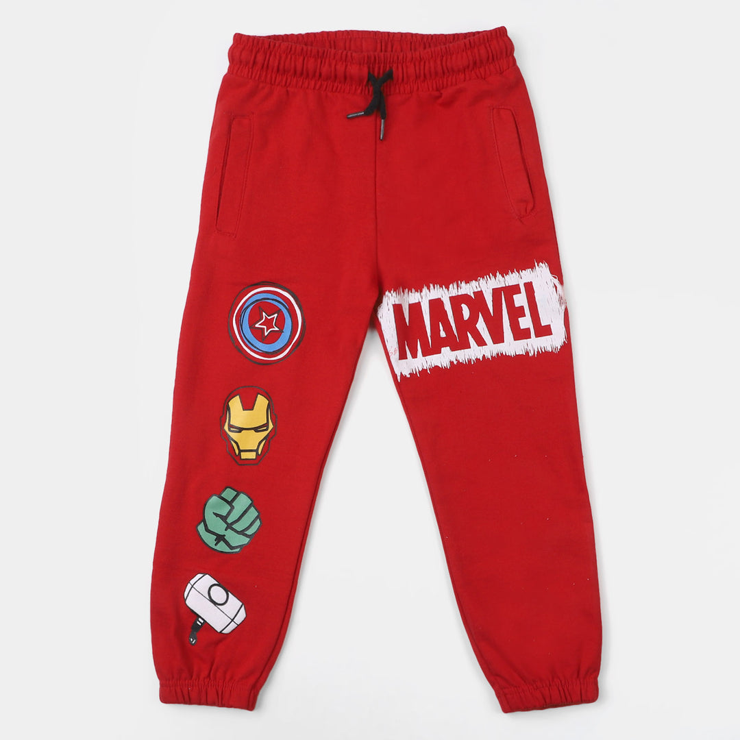 Boys Terry Pyjama Character - Red