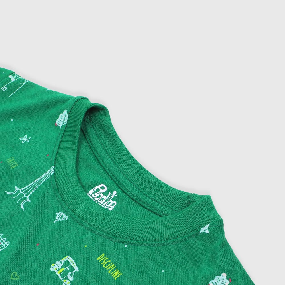 Girls Teens Freedom T-Shirt – Green