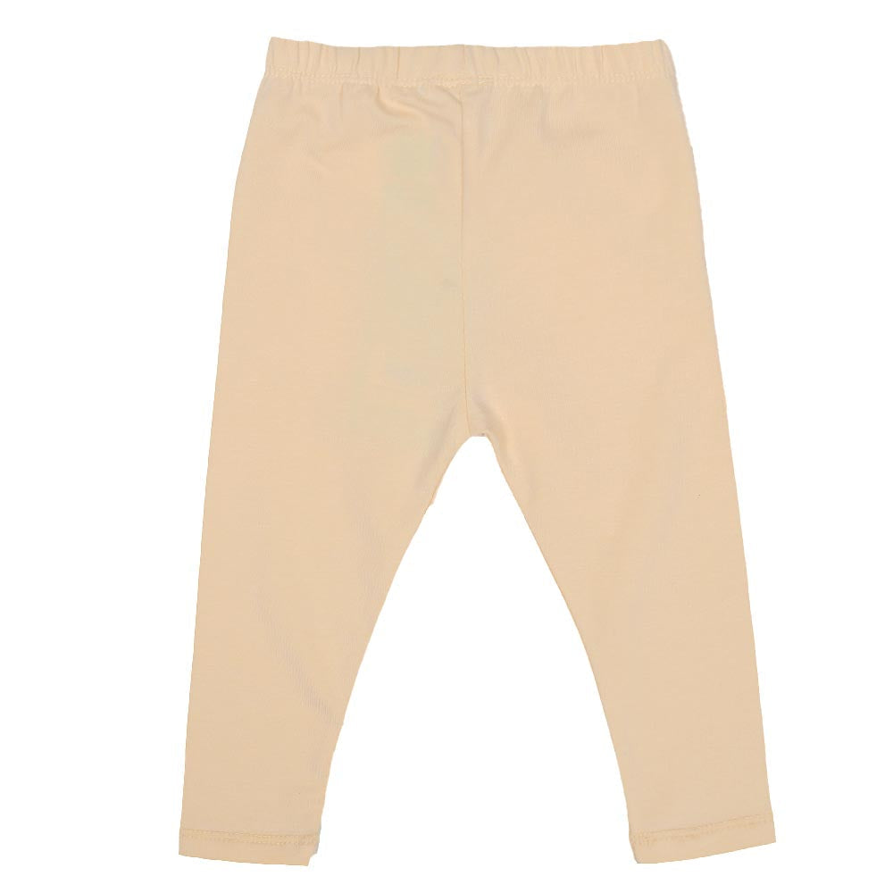 Infant Girls Plain Basic Tights - SHORTBREAD