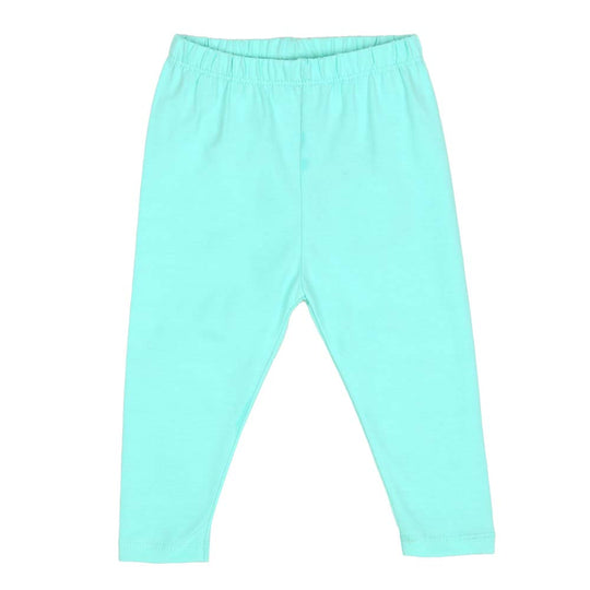 Infant Girls Plain Tights - Beach Sky