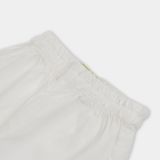 Infant Boys Eastern Basic Pajama- White