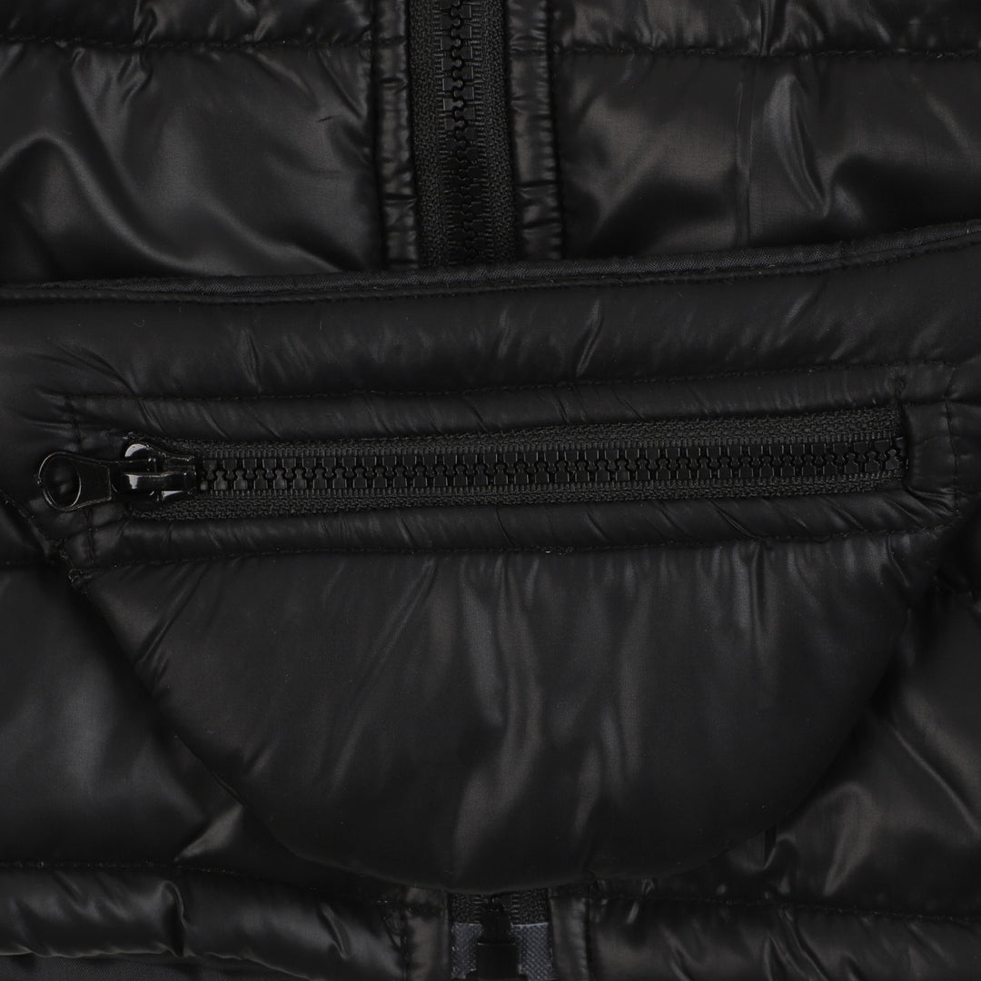 Girls Puffer Jacket Moon Less - BLACK