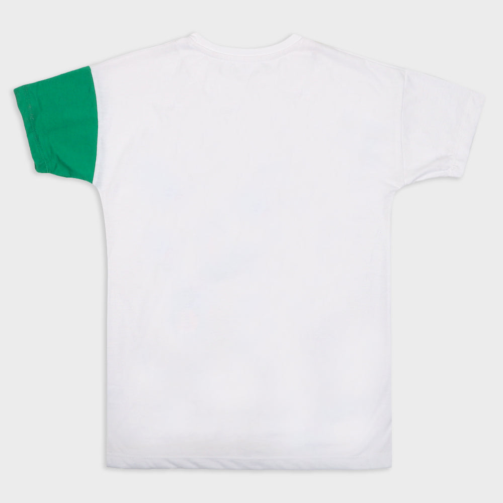 Girls Teens Azadi Mubarak - B.White T-Shirt