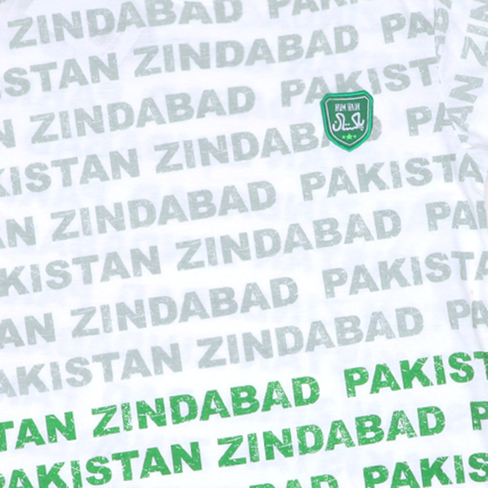 Parents T-Shirt Hum Hain Pakistan - B.White