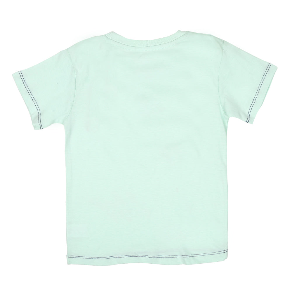 Boys T-shirt Sharks - Light Blue