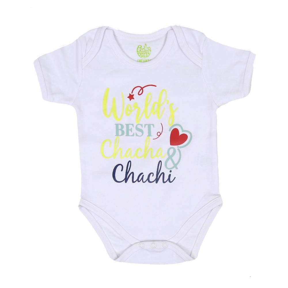 Unisex Romper Chacha Chachi - White