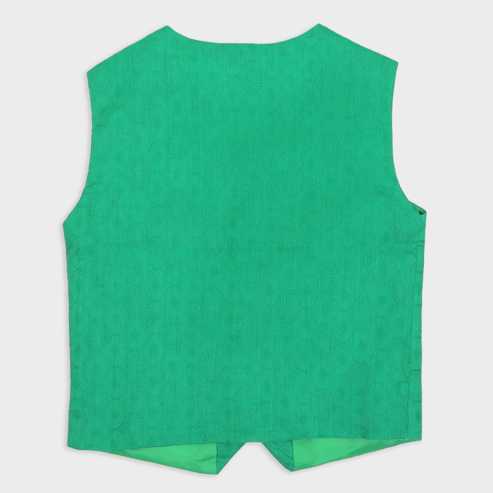 Infants Boys Independence 3 Pcs Azadi Suit – White