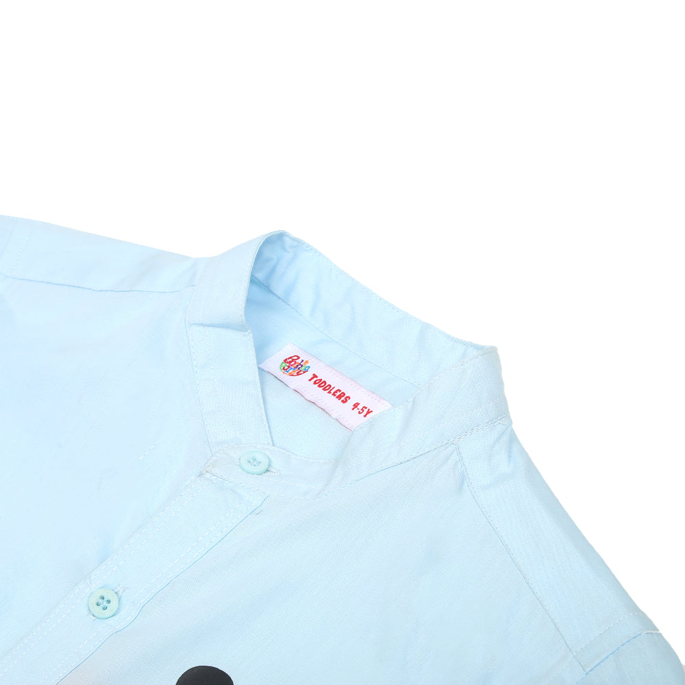 Boys Casual Shirt -Sky Blue