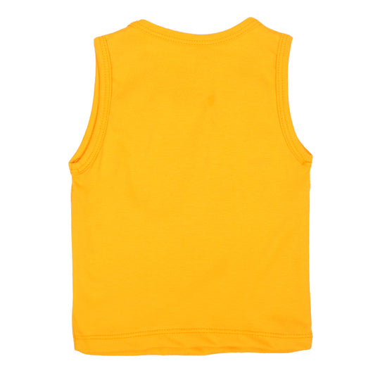 Infant Boys Sando Danger Alert-Citrus