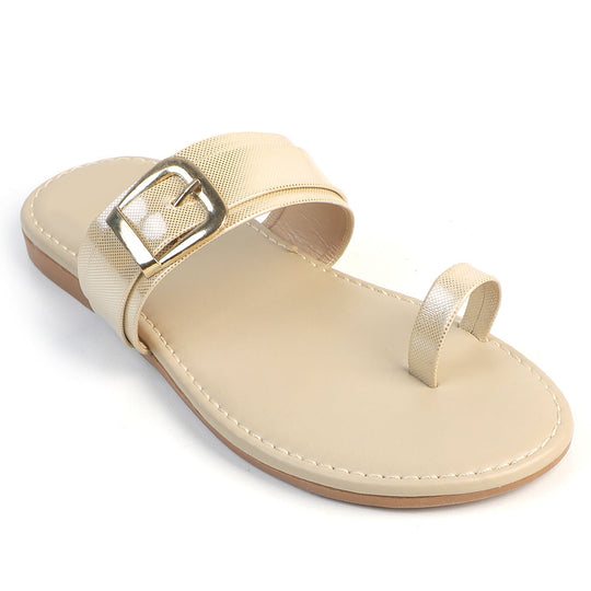 Girls Slippers J-6 - Beige