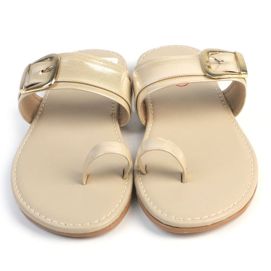 Girls Slippers J-6 - Beige