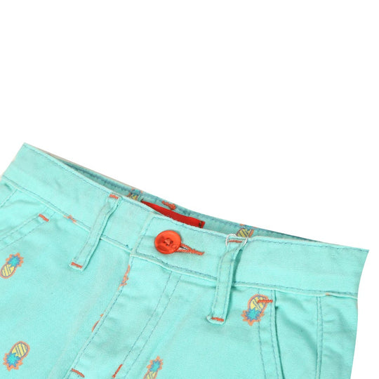 Boys Short Pineapple - Mint