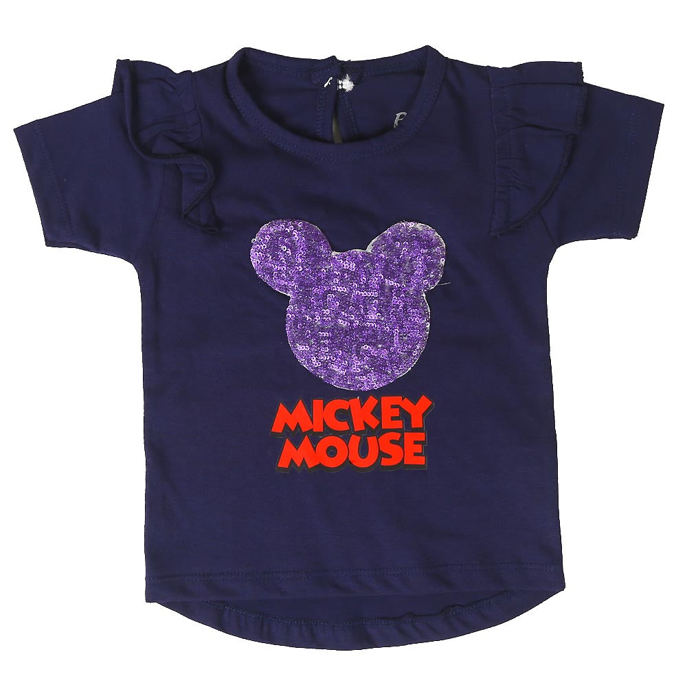 Infant Girls T-Shirt -NAVY