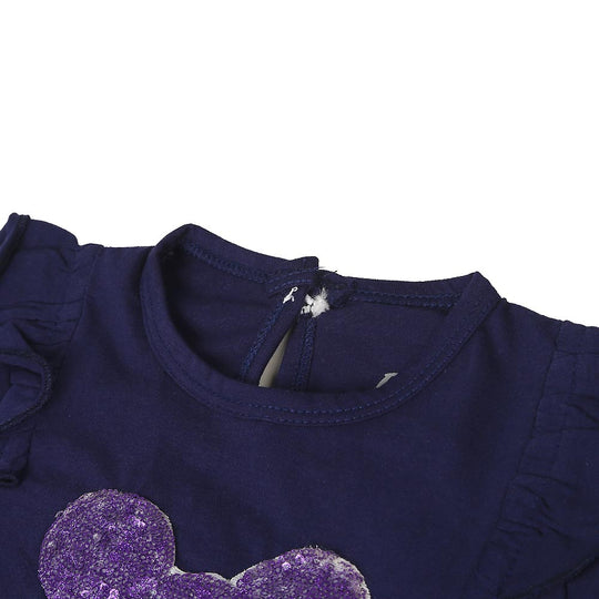 Infant Girls T-Shirt -NAVY