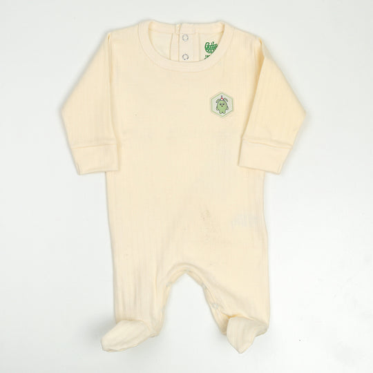 Infant Romper For Rib - Cream