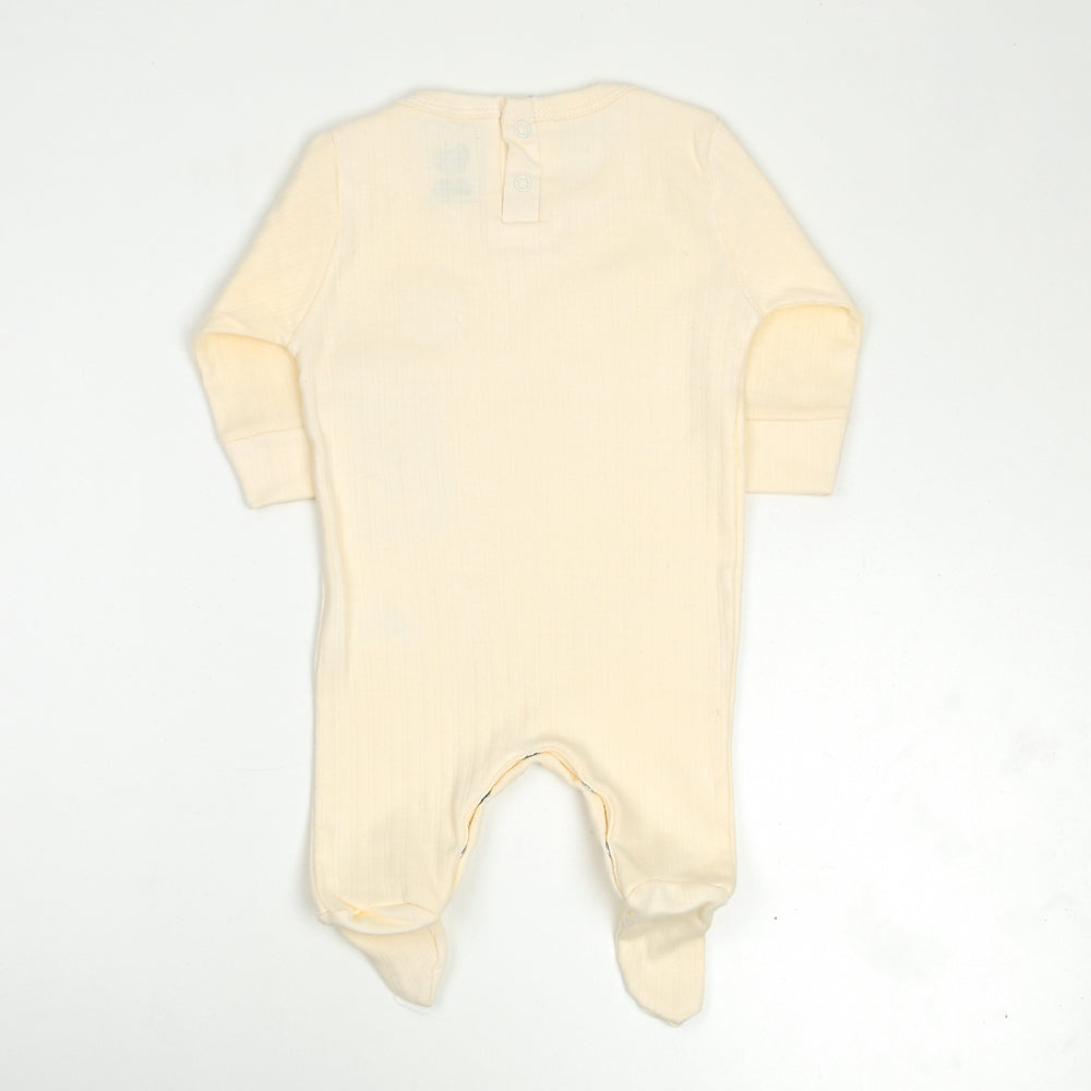 Infant Romper For Rib - Cream