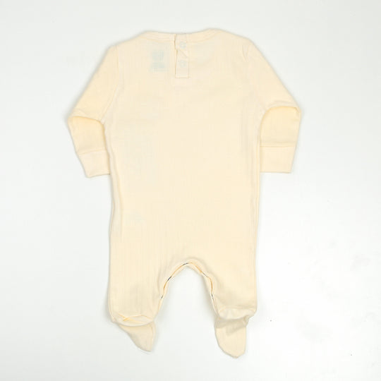 Infant Romper For Rib - Cream