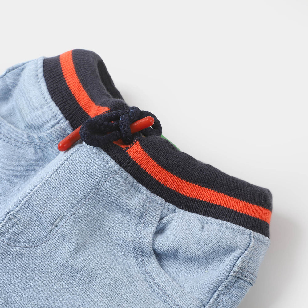 Infant Boys Denim Short Summer Vibes - LIGHT BLUE