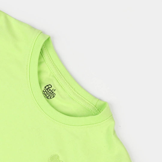 Girls T-Shirt H/S Basic - Sea Green