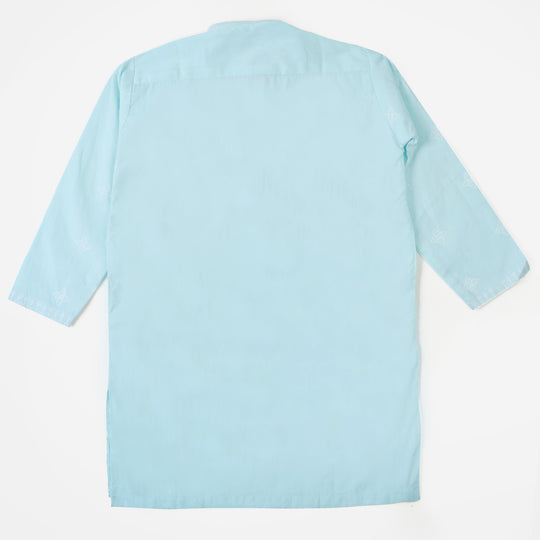 Boys Printed 3 Pcs Suit Mint Julip-LT.Blue