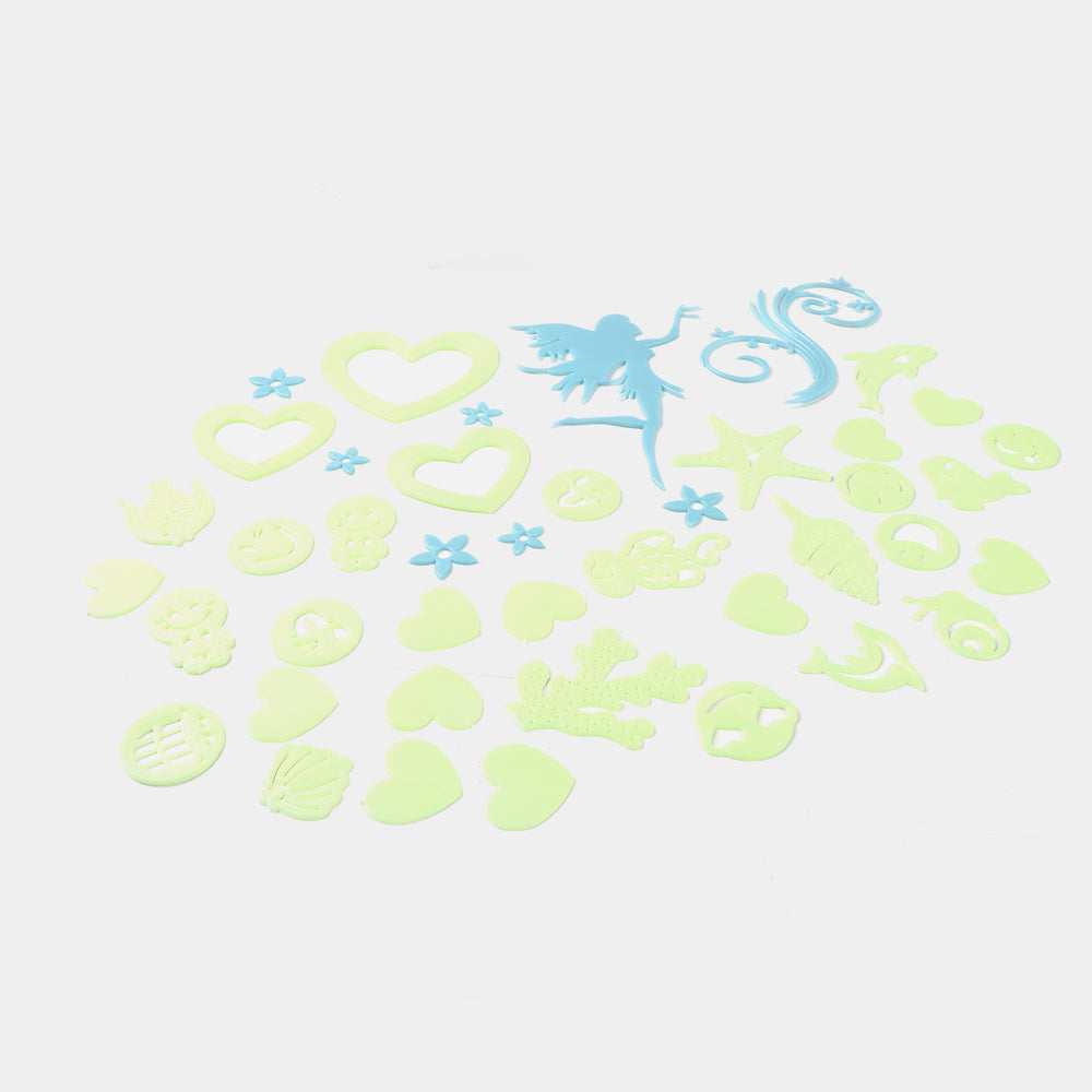 Glowing Plastic Stickers