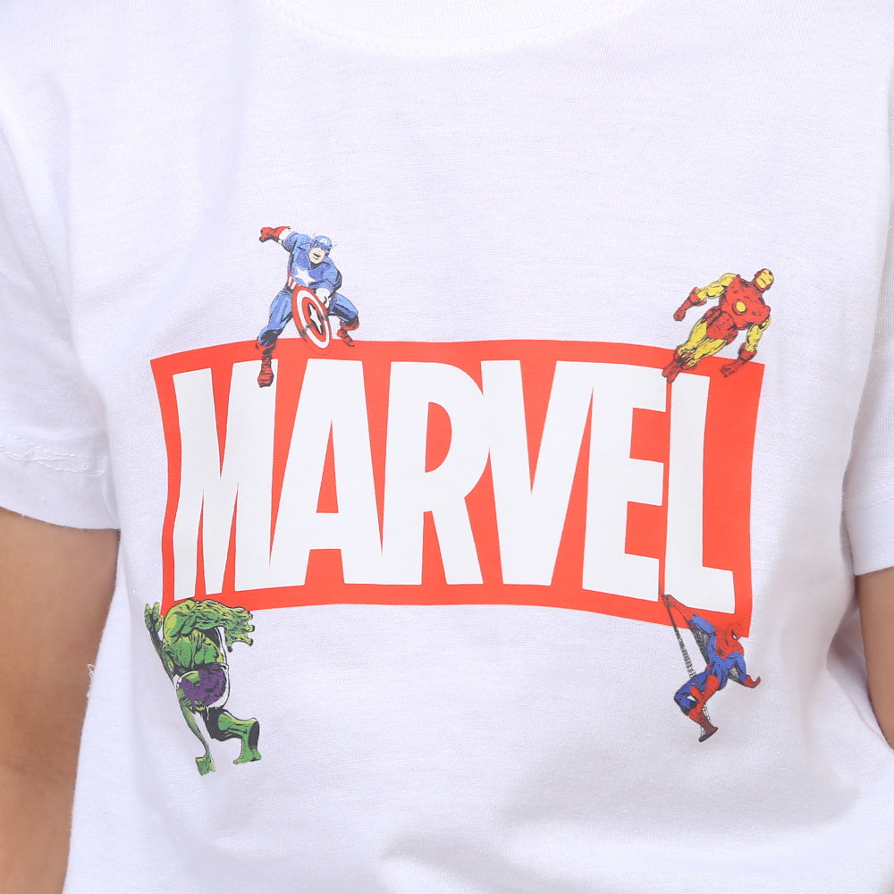 Boys Character T-Shirt - White