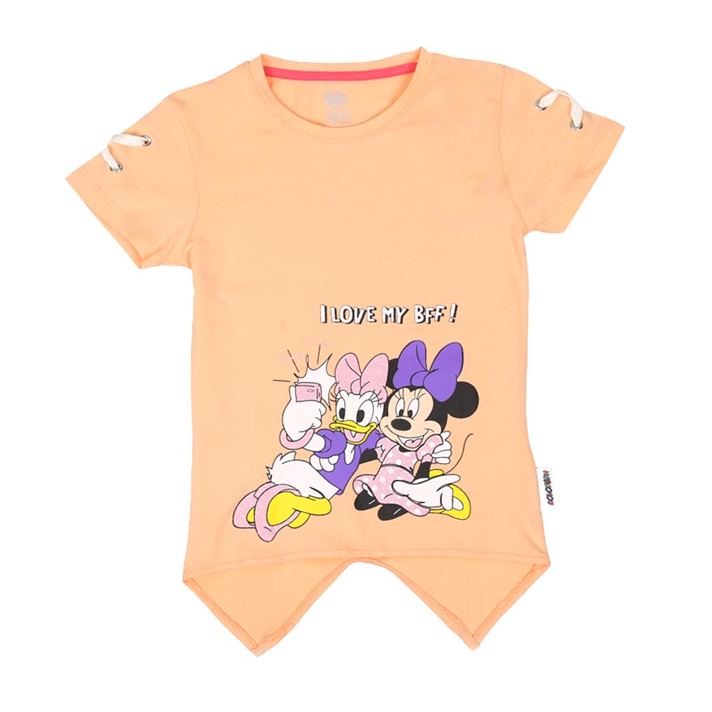 Girls T-Shirt BFF - Light Peach