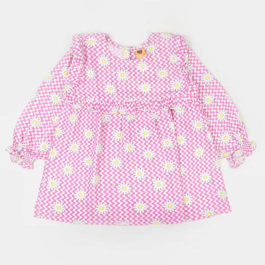 Girls Casual Printed Top - Multi