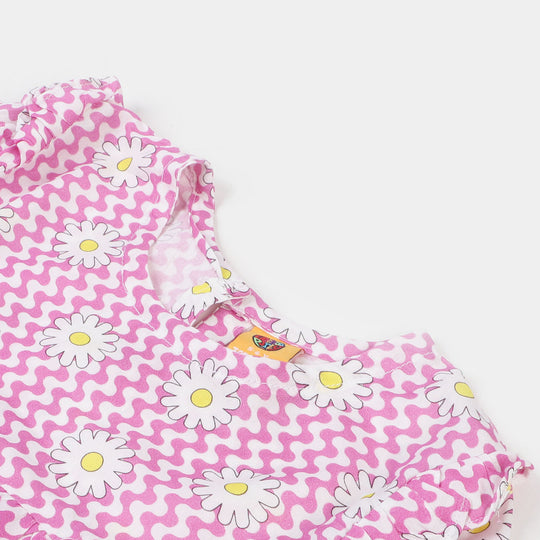 Girls Casual Printed Top - Multi