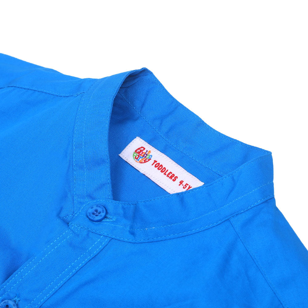 Boys Casual Shirt -Royal Blue