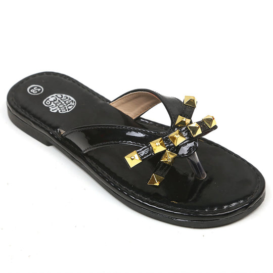 Girls Slipper 07-BLACK