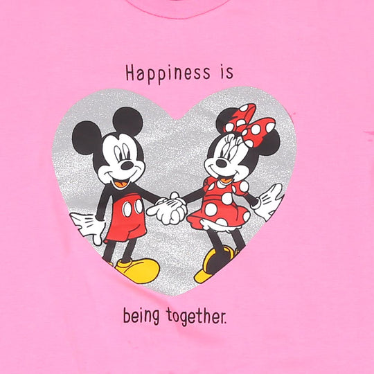 Girls T-Shirt Being Together - Pink