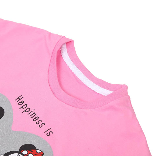 Girls T-Shirt Being Together - Pink