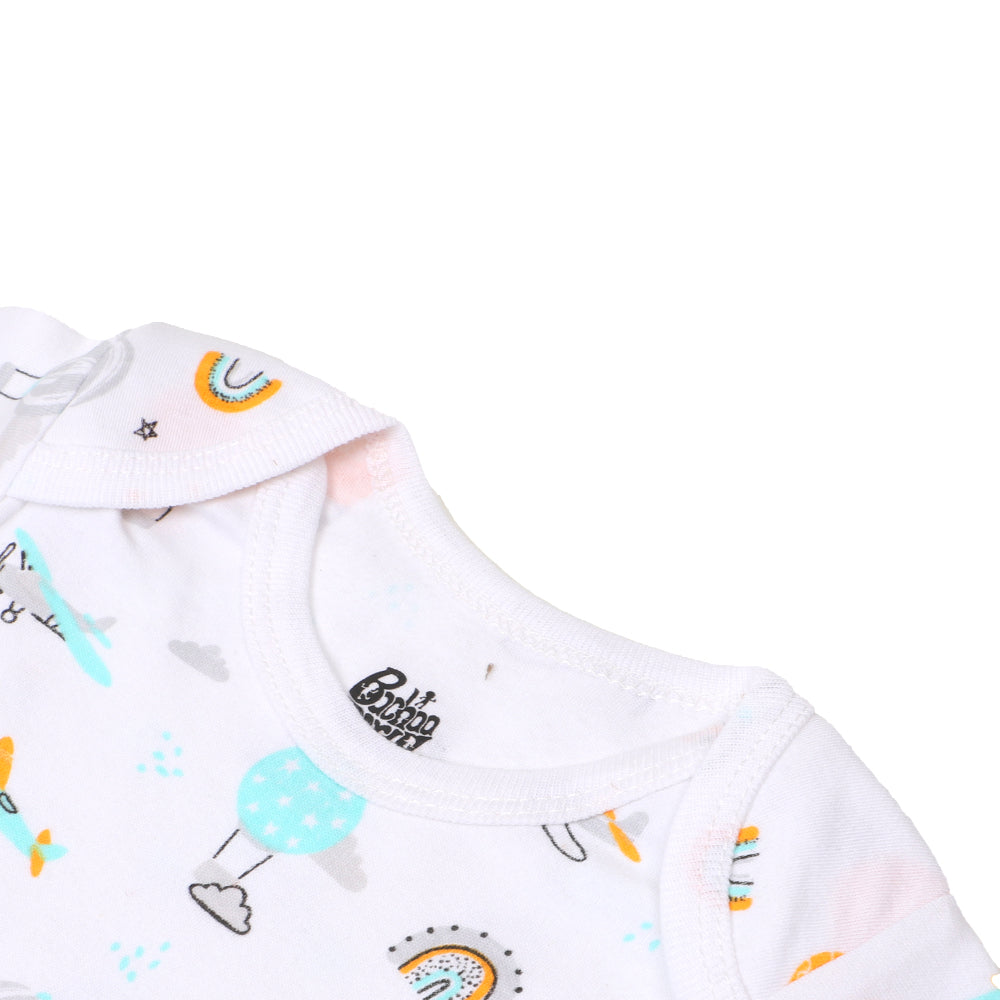 Infant Boys Romper 3 Pc Fly - Mix.