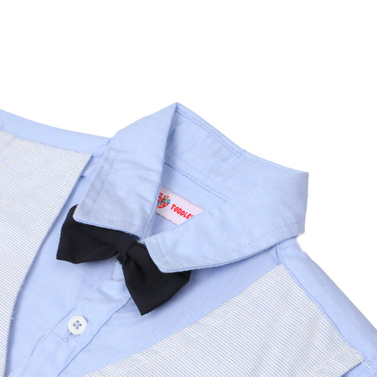 Boys Suit 3 Pcs  - Sky Blue
