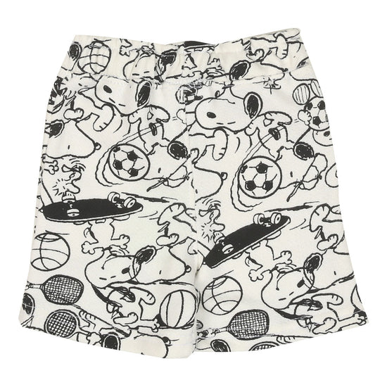 Infant Boys Short Printed-White