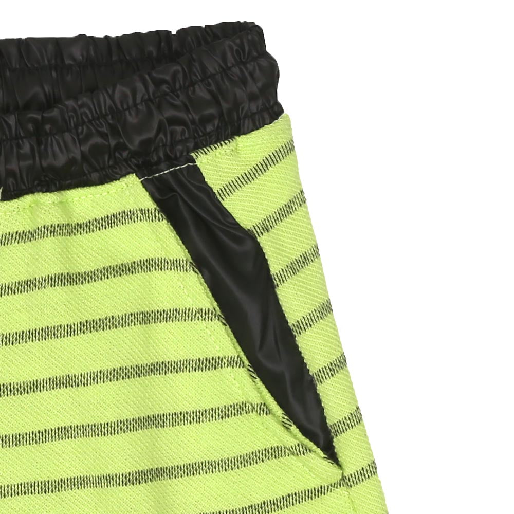 Boys Short Knitted Striper - Green